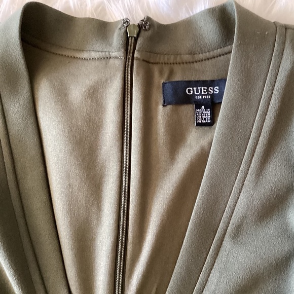 Guess Dress, Size 4, Color Olive Green - Picture 4 of 5